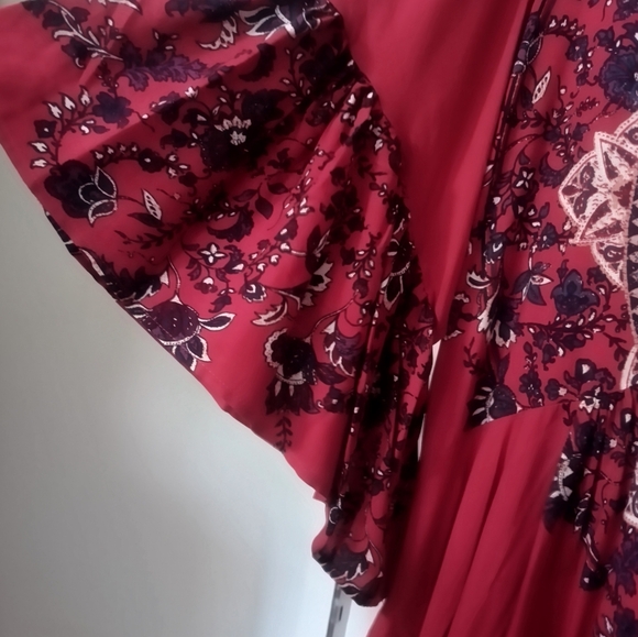 New Red Sun Tunic / Size 2X / - Picture 3 of 5